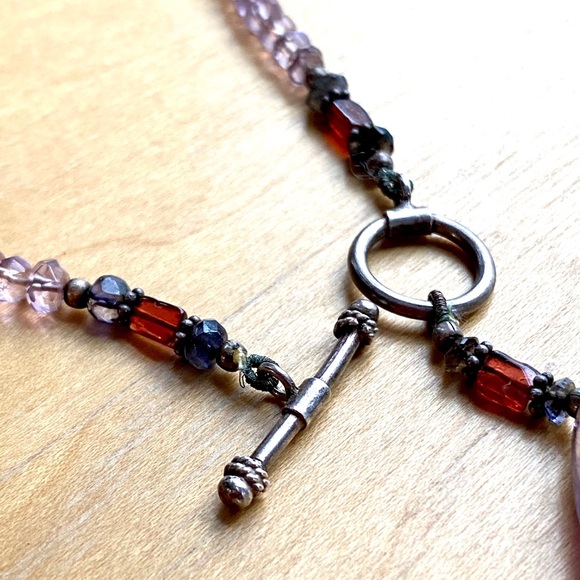 Amethyst bead necklace - Picture 6 of 7